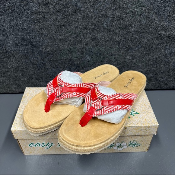 Easy Street Women’s Starling Flat Sandal Size 7 - Picture 1 of 14